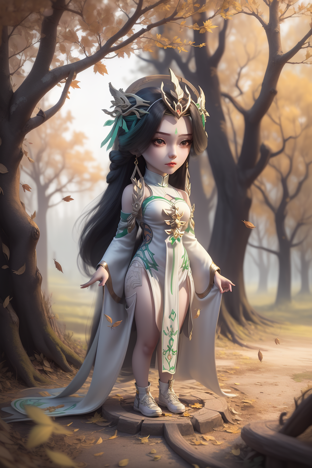 超可爱的q版柳神美图