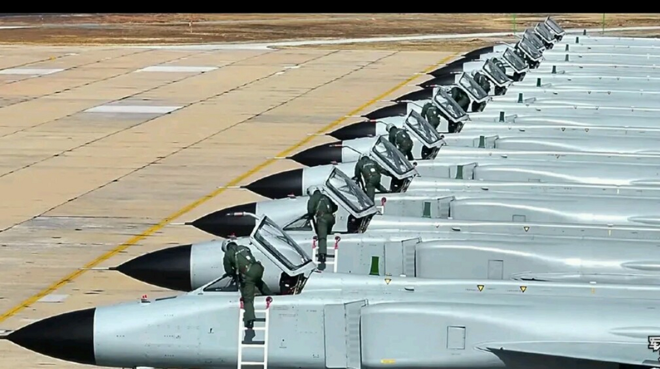 中国的战斗机群!