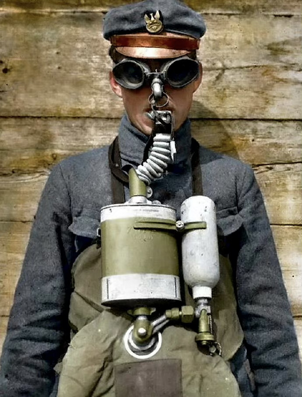 一战时期防毒面具