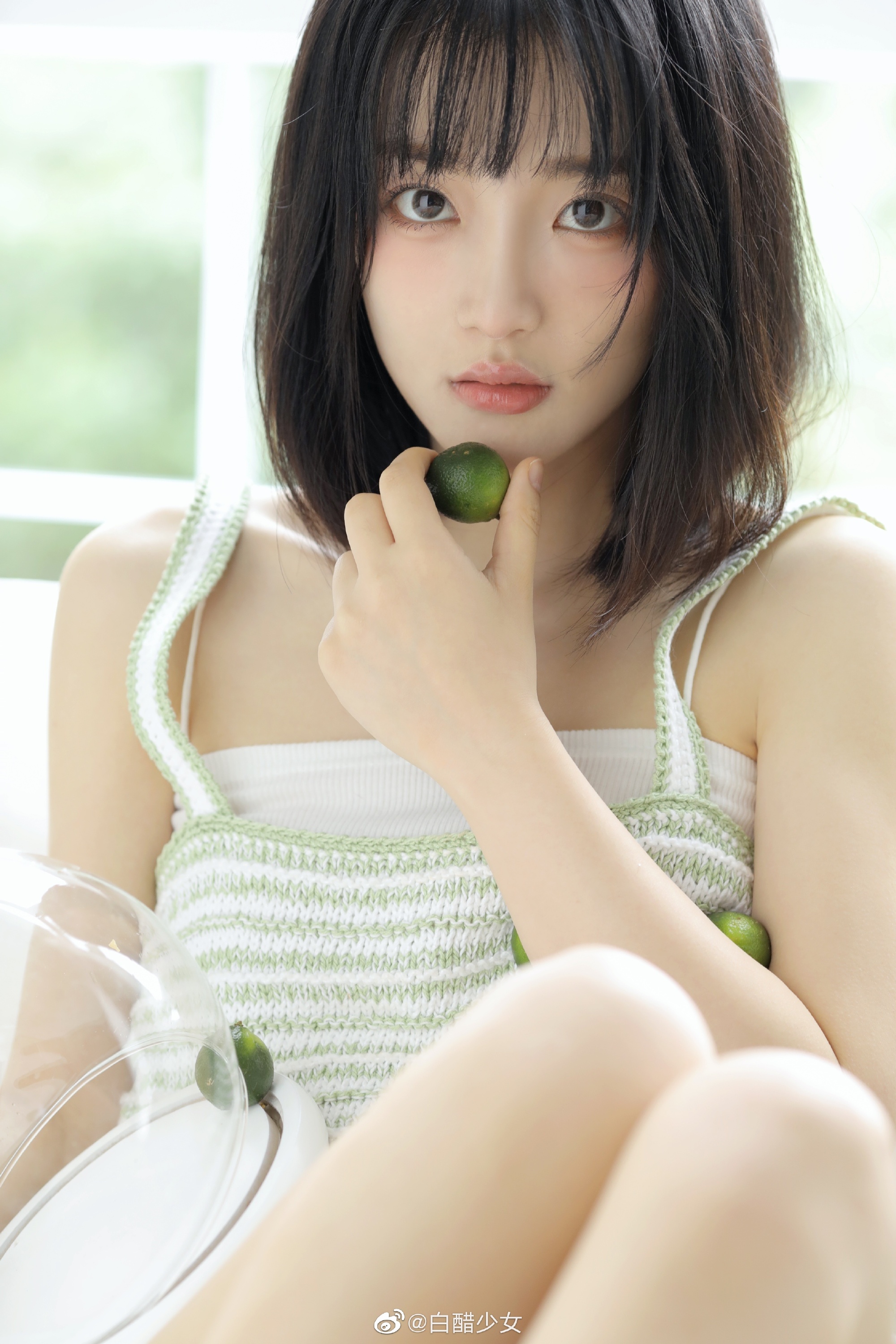 白醋少女清纯系写真组图