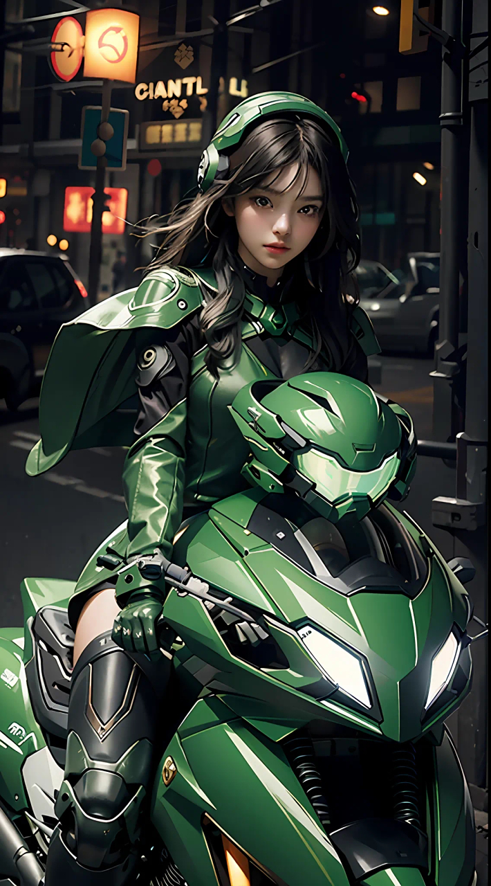 动漫壁纸# 机车女孩,机车的魅力