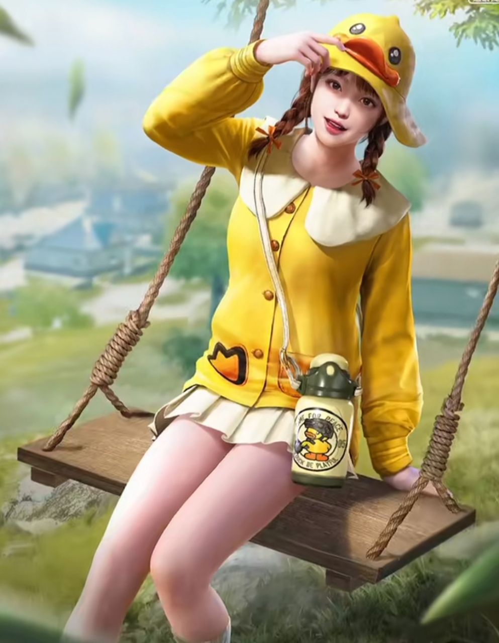 吃鸡四款最值得氪金的皮肤:浪漫波比,兔斯基,激萌小黄鸭#和平精英