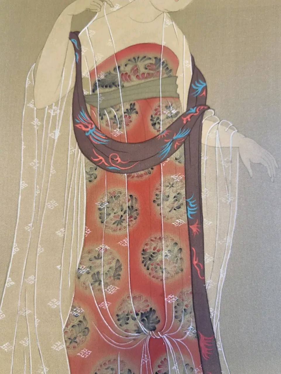 唐朝工笔人物画中服饰的绘画语言研究  02 摘要  唐朝是中国历史上