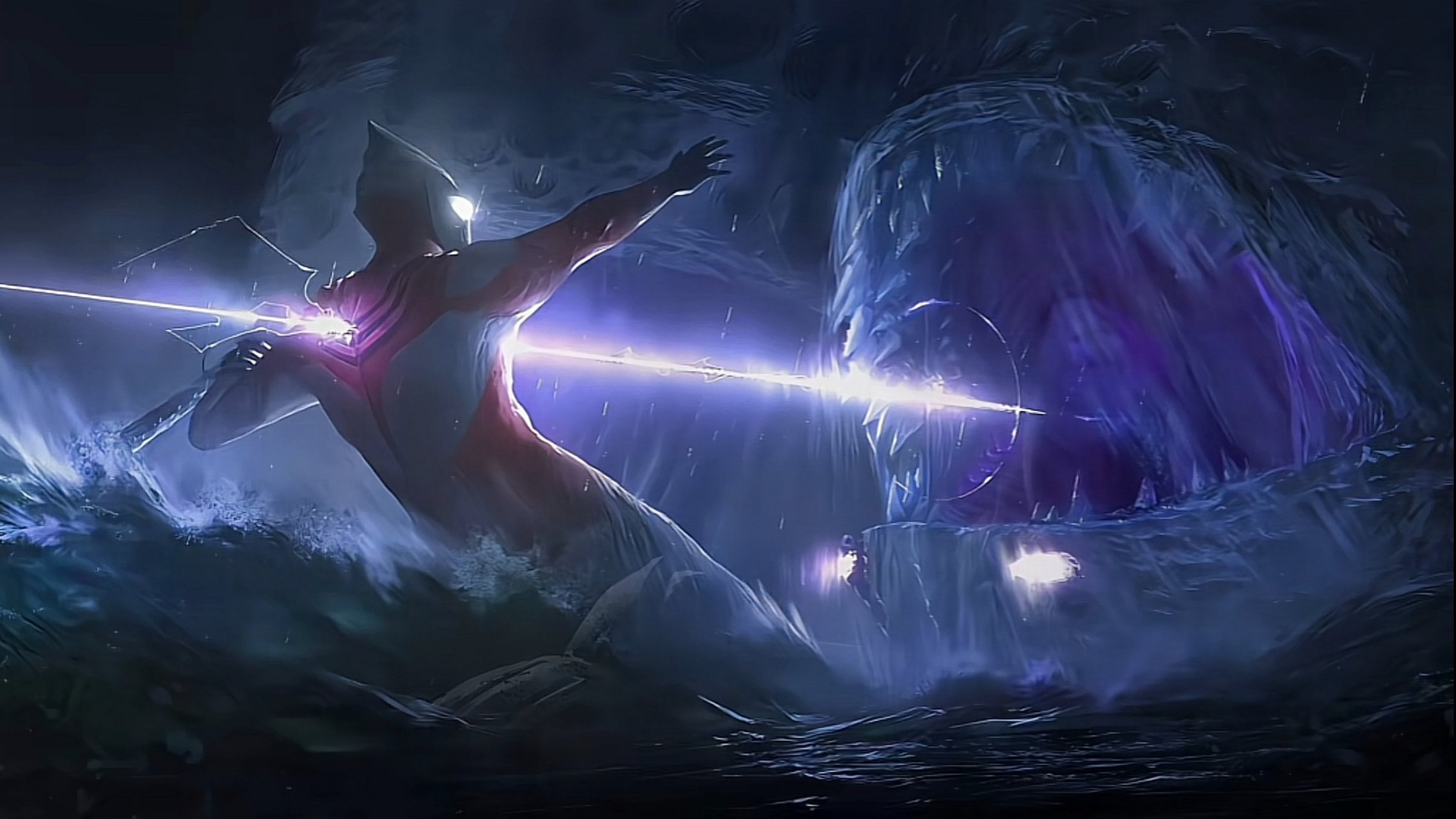 经典动漫# 这是迪迦与邪神加坦杰厄的终极一战,相比于真人版,我个人