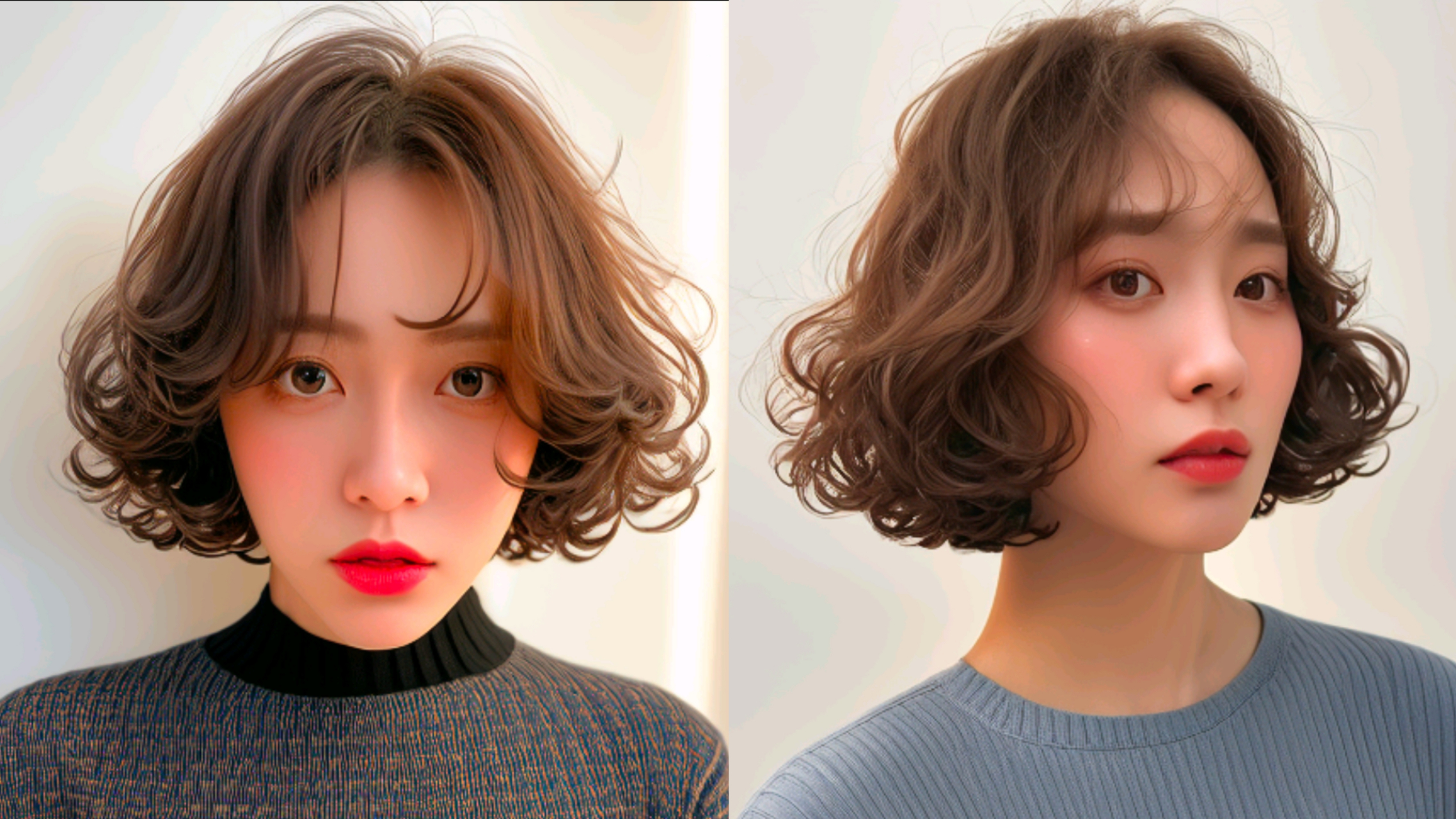 百度秋冬打卡挑战赛#    时尚波波头烫发,让你瞬间变身个性达人!