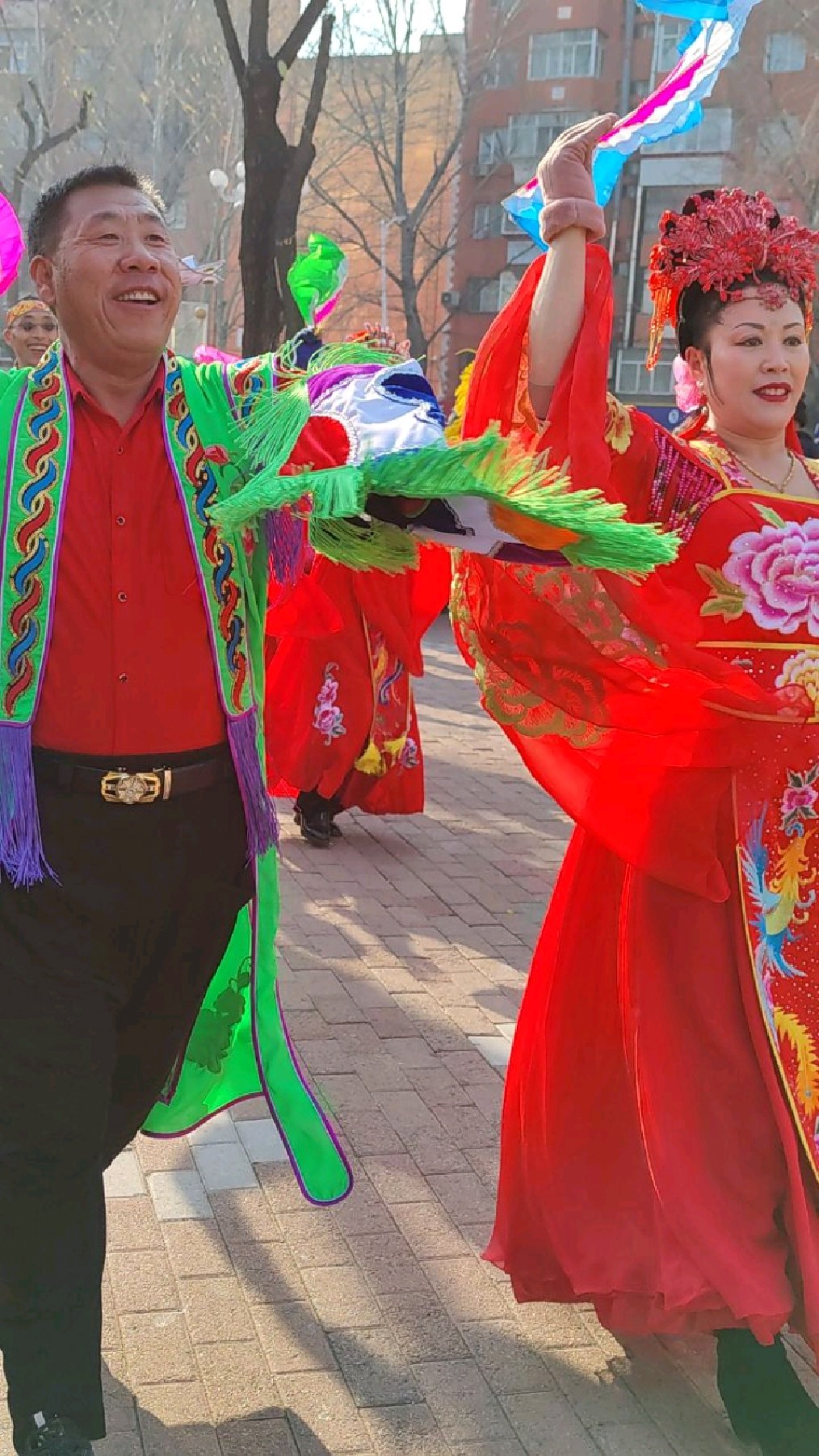 哈尔滨市道里区建国公园大秧歌