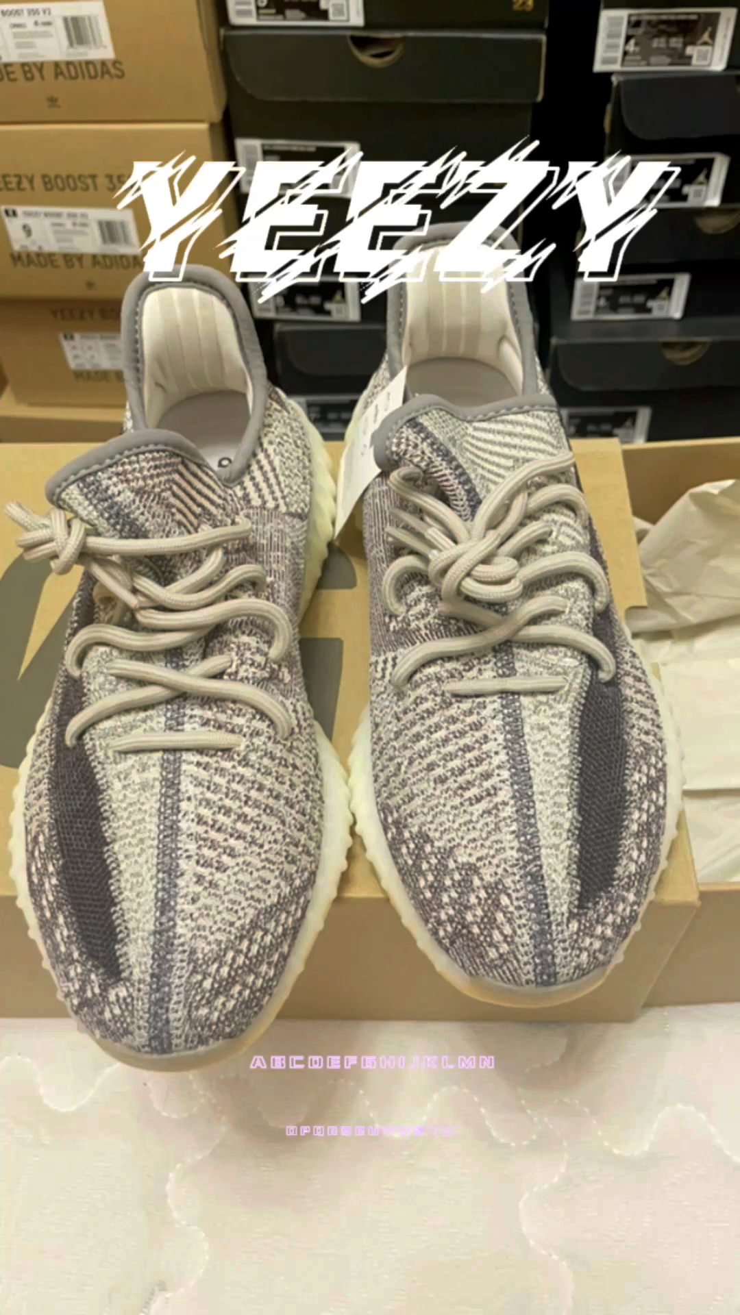 好物推荐yeezy350v2灰芝麻