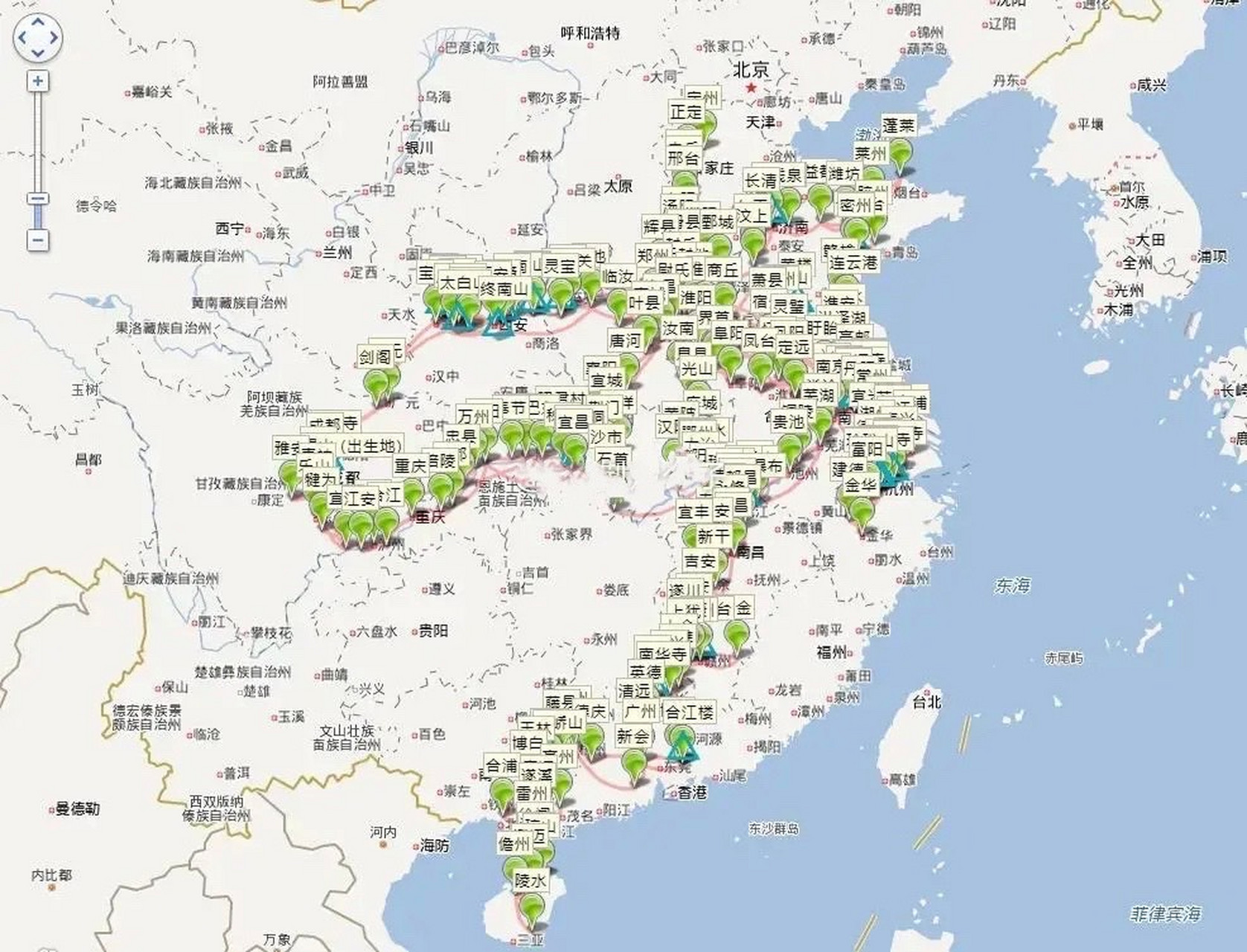 如果把苏轼一生的足迹标到地图上,你也会笑出鹅叫. 可以说,苏东坡一生