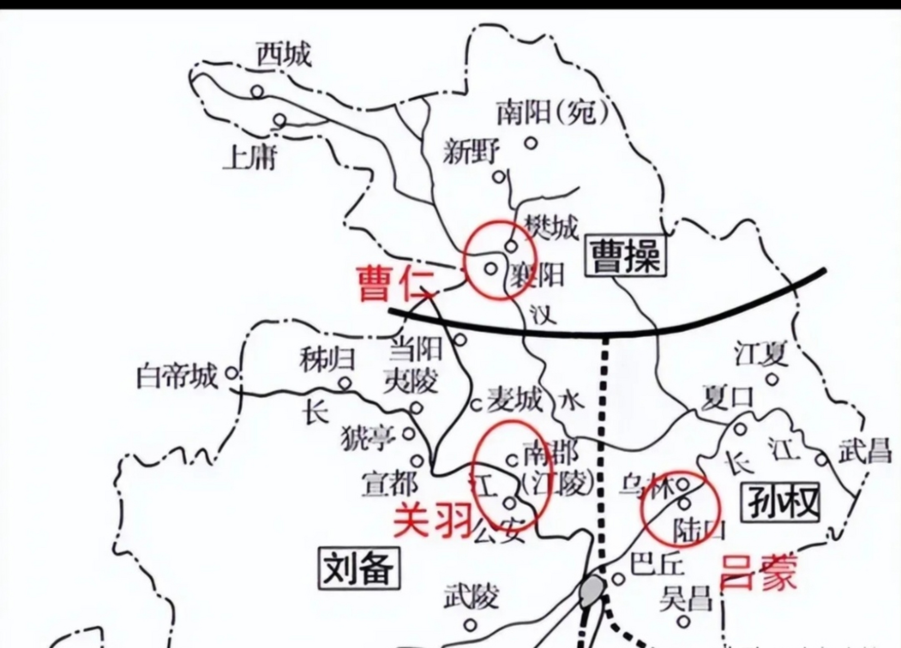 三国荆州地图图片