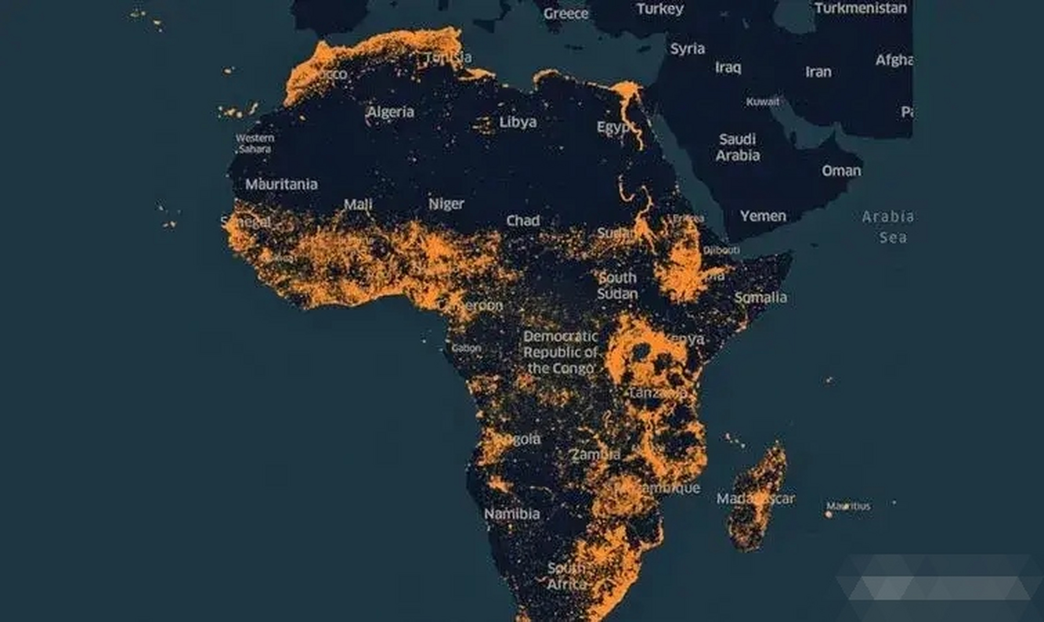 印象中非洲人口又多又能生,实际上他和亚洲人口大国比起来,简直不够看