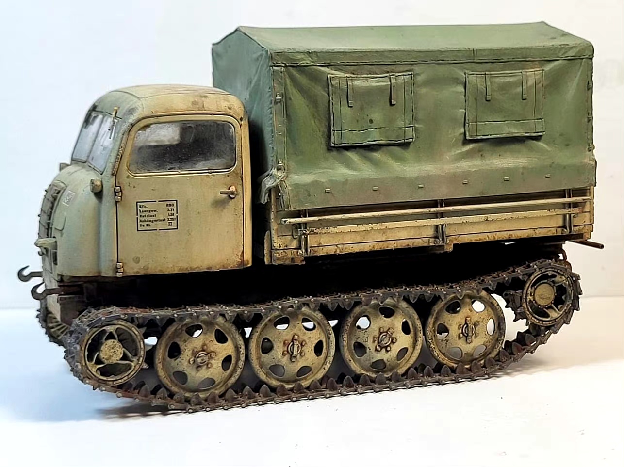 軍模欣賞:1/35 rso牽引車與pak38反坦克炮