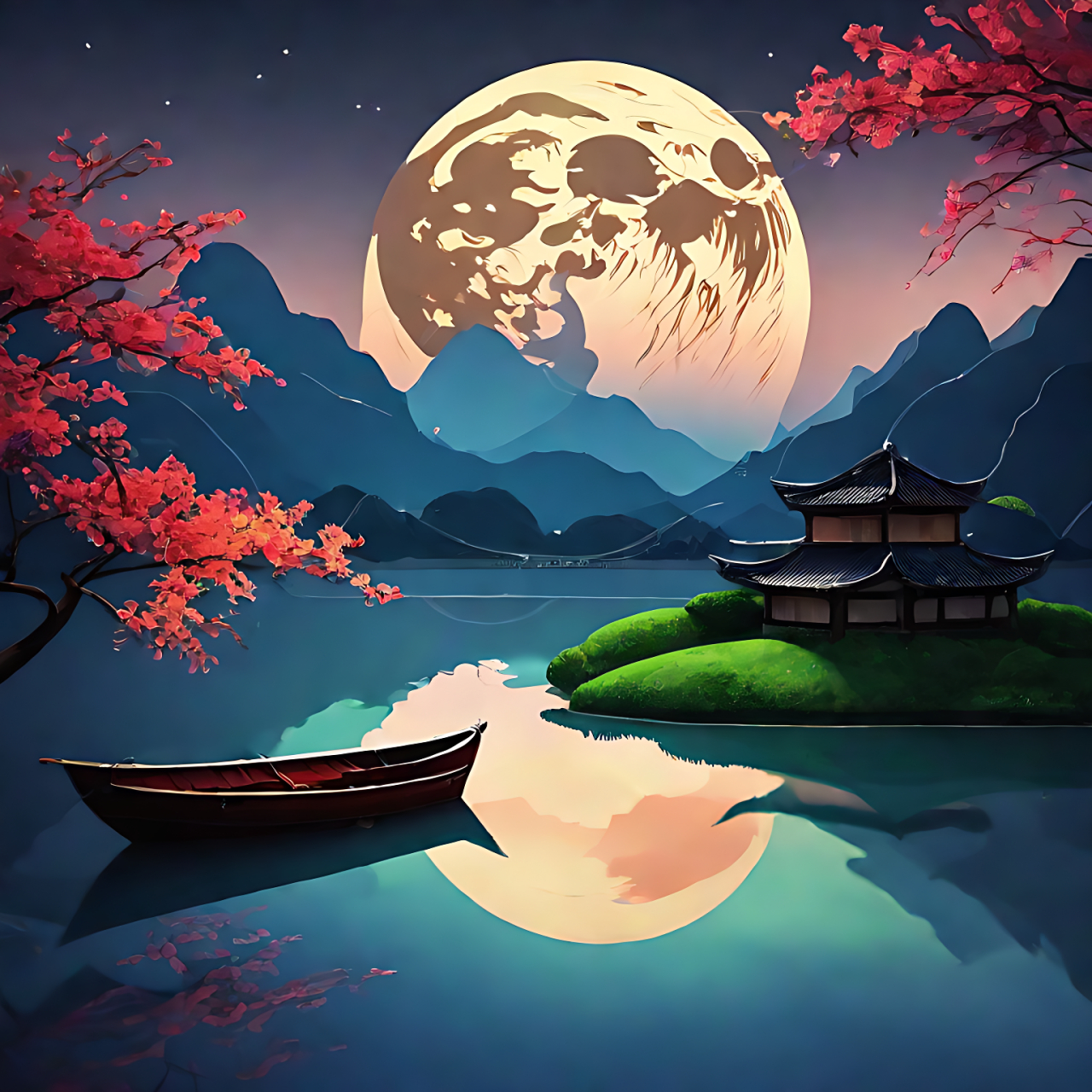 春江潮水连海平,海上明月共潮生#这个冬天最想做的事# #春江花月夜