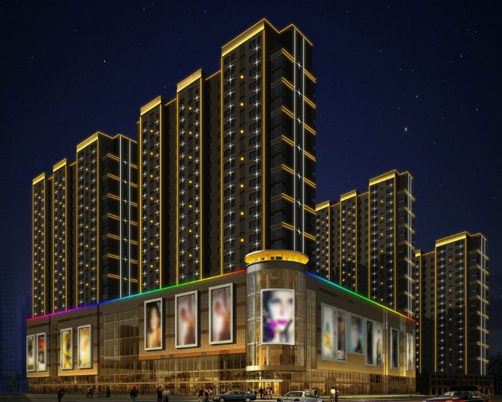 想做楼体亮化,却不知道做什么效果?