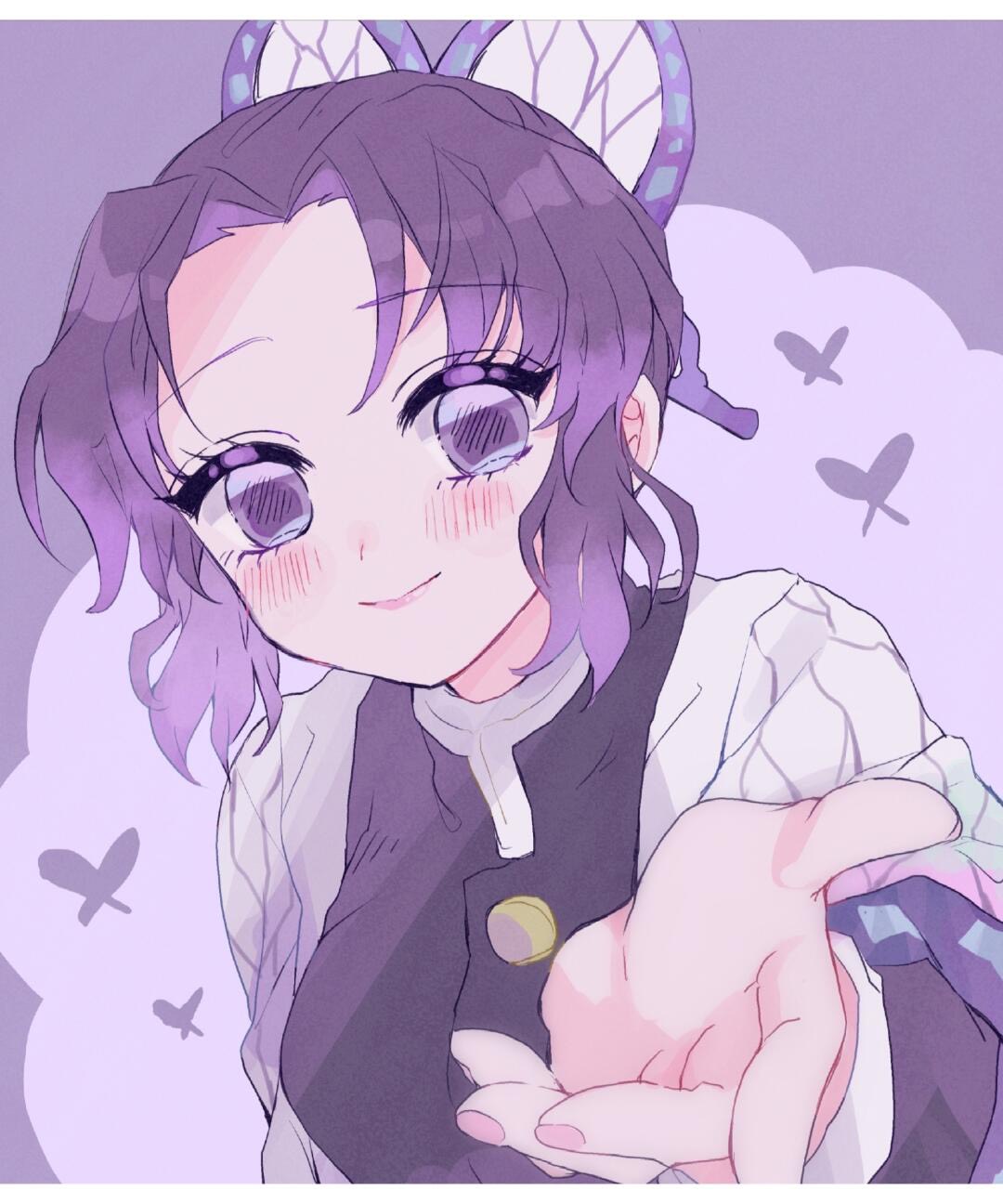 鬼灭之刃:甘露寺蜜璃&蝴蝶忍,姐妹系列高清图片来啦