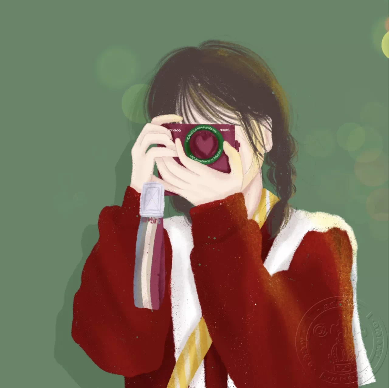 超喜欢这种清新的春日头像,男头女头,情头,闺蜜头像