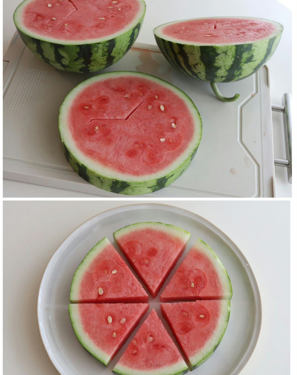 超美的水果拼盘 夏天就是花式吃西瓜的季节 今天摆了一个西瓜披萨