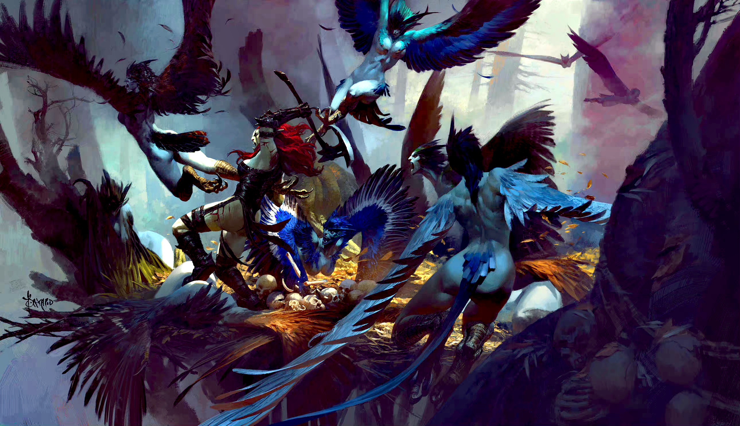 画师bayardwu奇幻场景作品欣赏