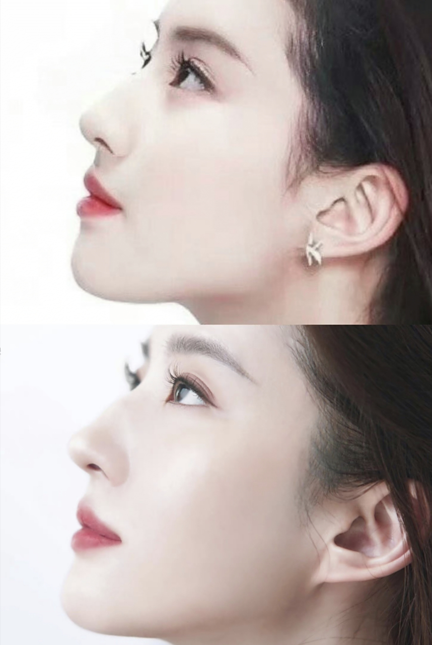 刘亦菲最新出镜大片侧颜截图,两张图横跨20年,感觉变得更沉稳了. 67