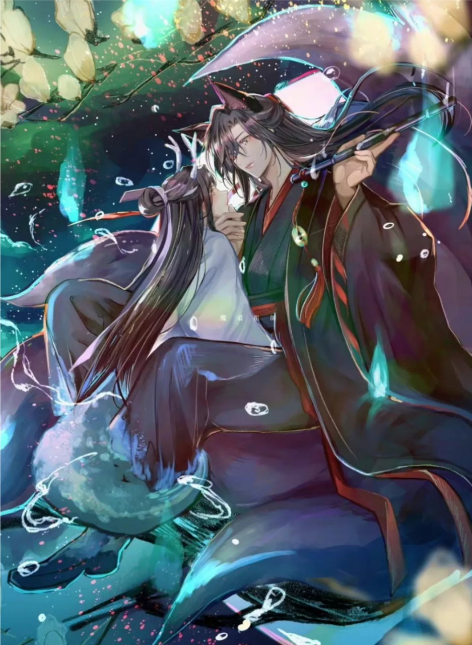 龙叽狐羡好美,莫名有种养成系的感觉(((^-#魔道祖师