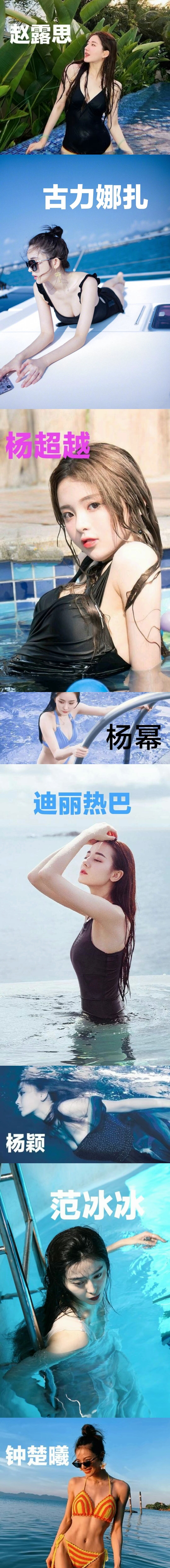 8位泳装女明星