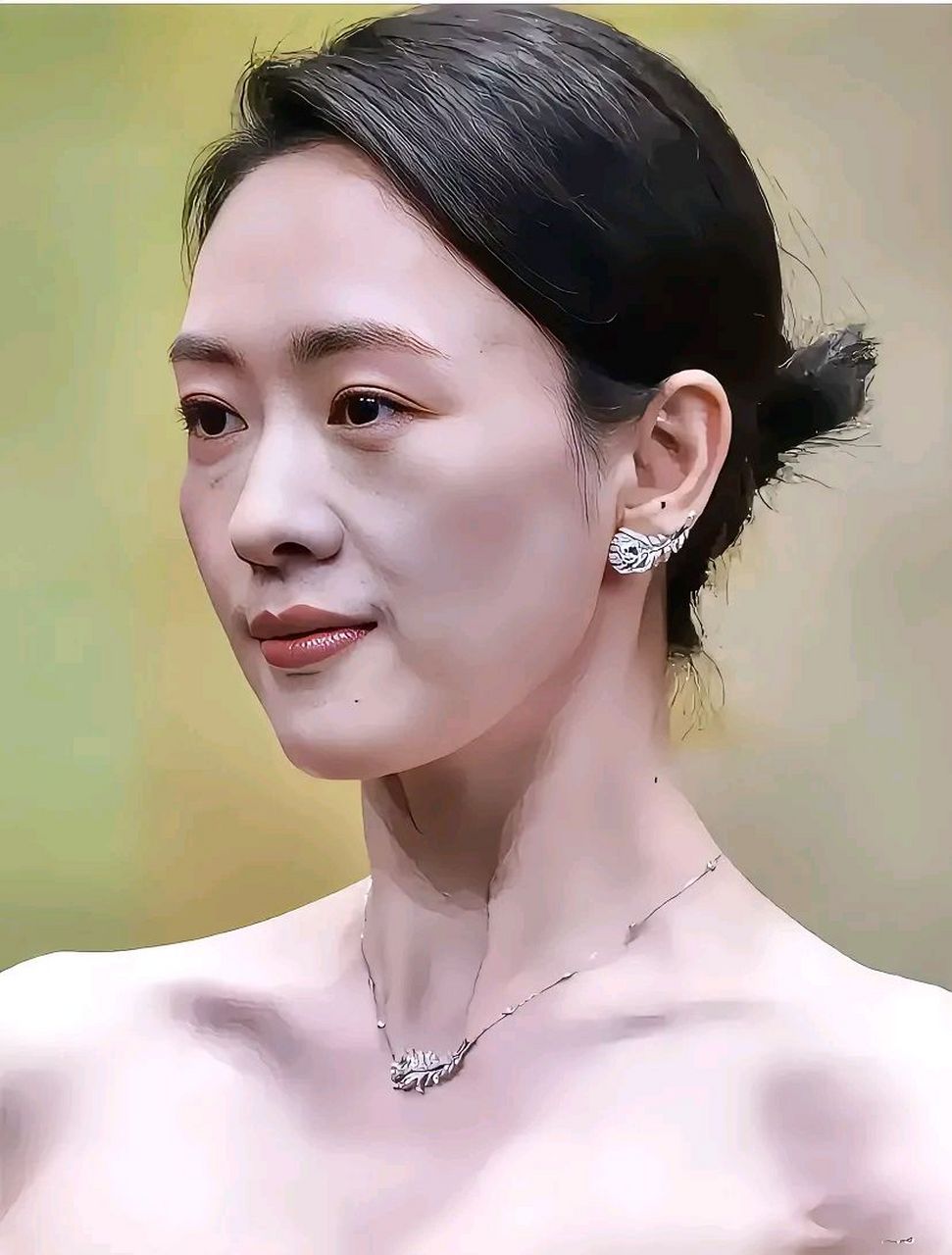 童瑶,43岁状态不错,素颜也依然美丽!#女星写真照