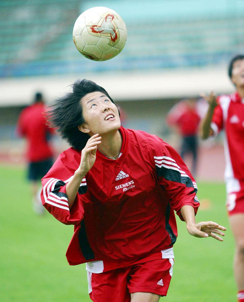 中国女足五大美女图片