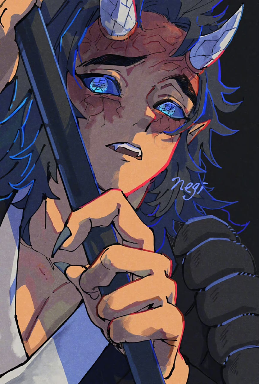 鬼灭之刃# 上弦四 半天狗-哀绝97(neggi_)