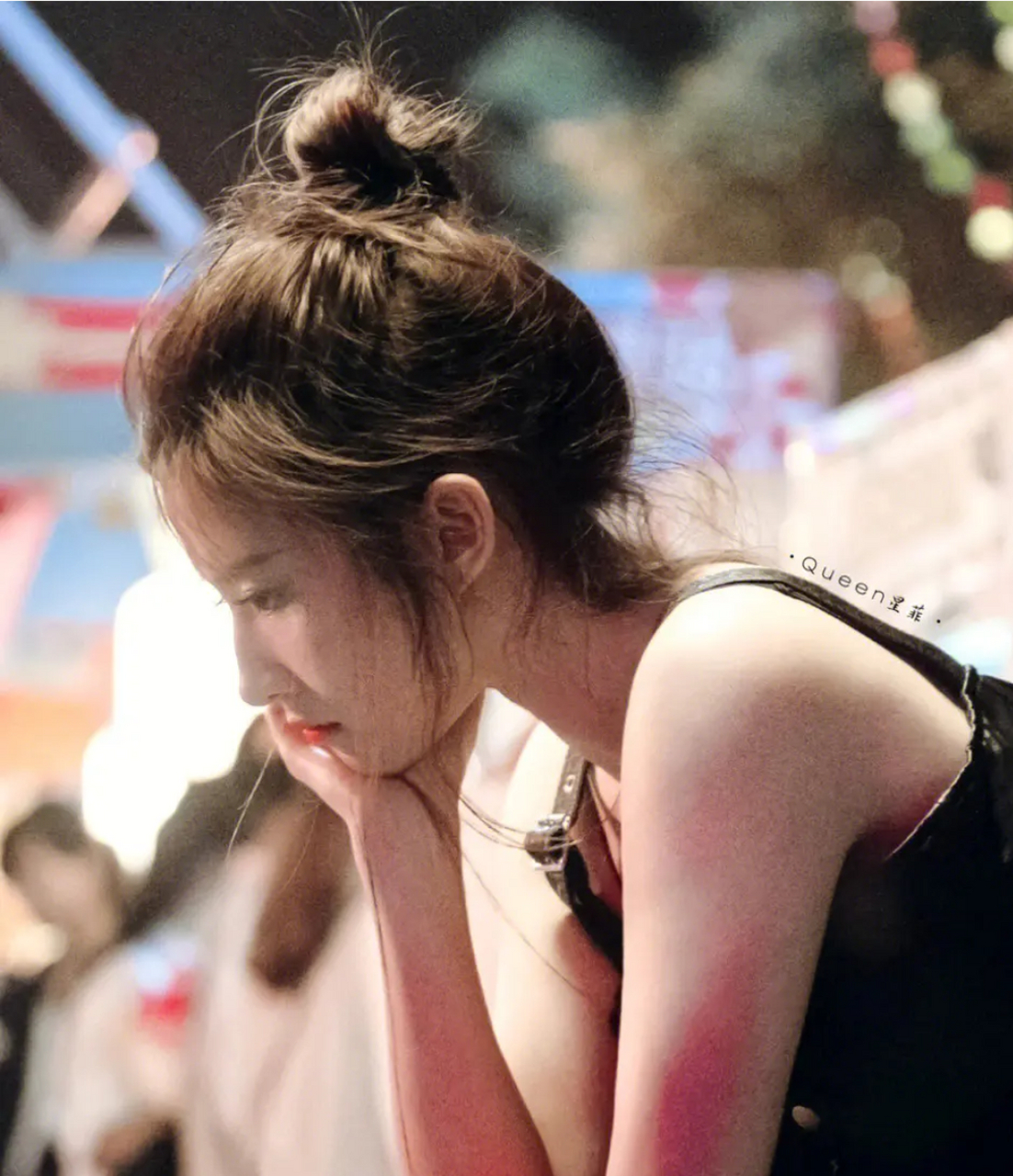 女明星丸子头,薛杉杉真的很经典!