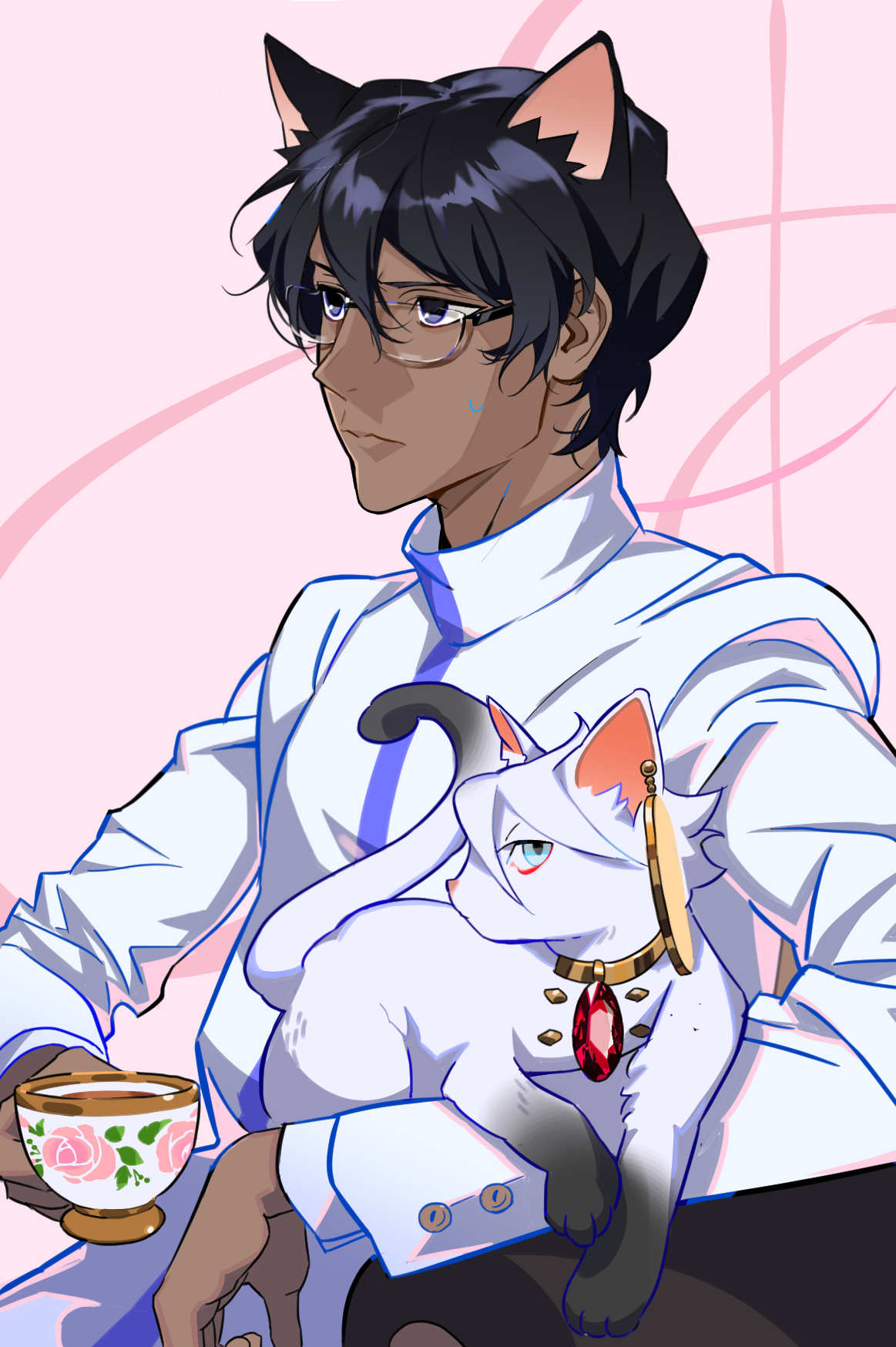 二次元美图分享:笑容之下是一颗坚韧的心,做自己就好