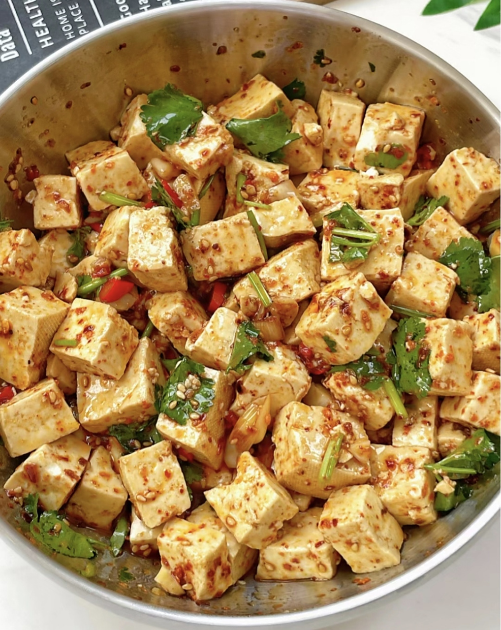 夏日凉拌菜～凉拌豆腐  夏天天气太热,最烦吃什么买什么做什么,今天给