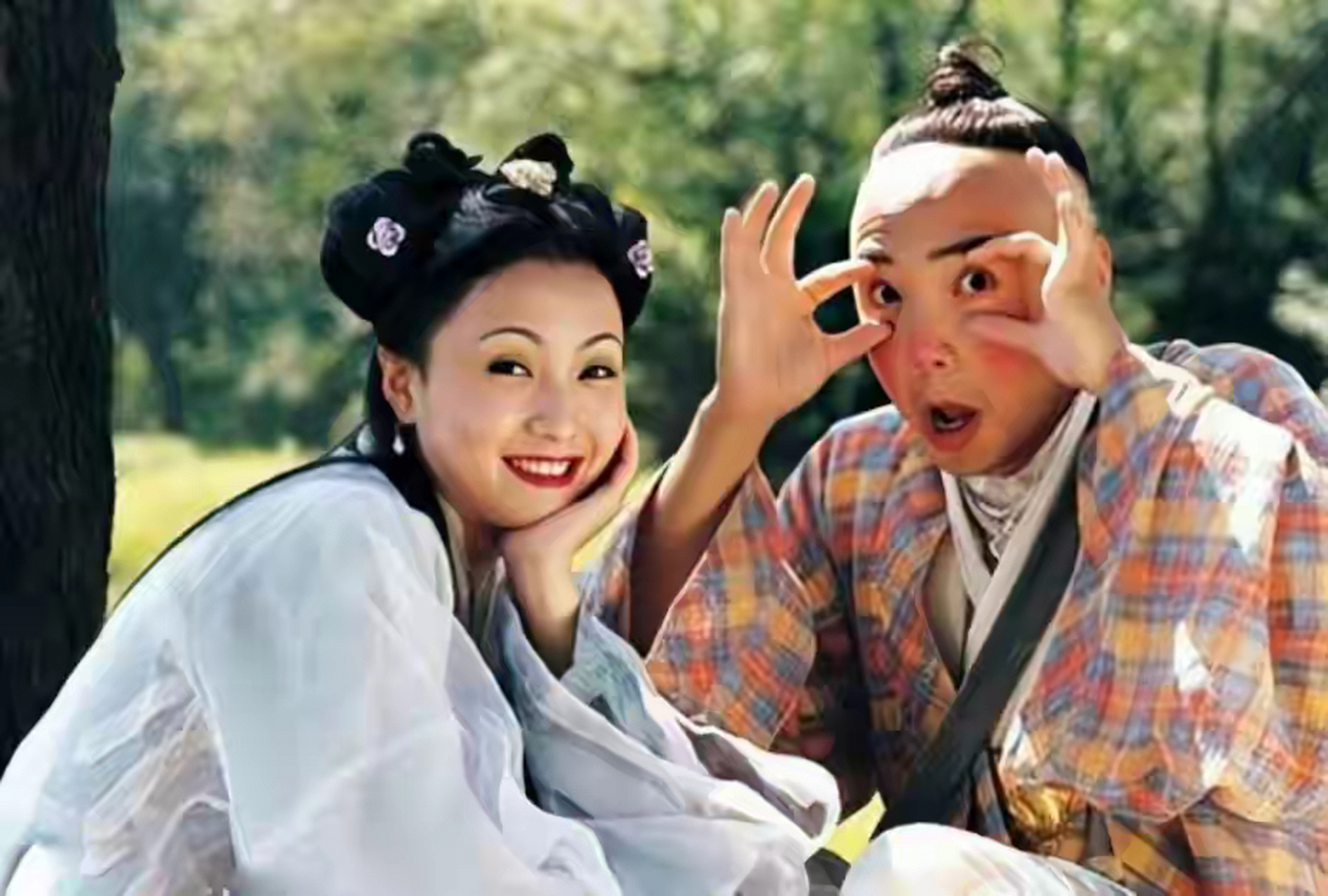 《春光灿烂猪八戒》是徐峥和陶虹的定情之作,要论演技,夫妻俩也是不相