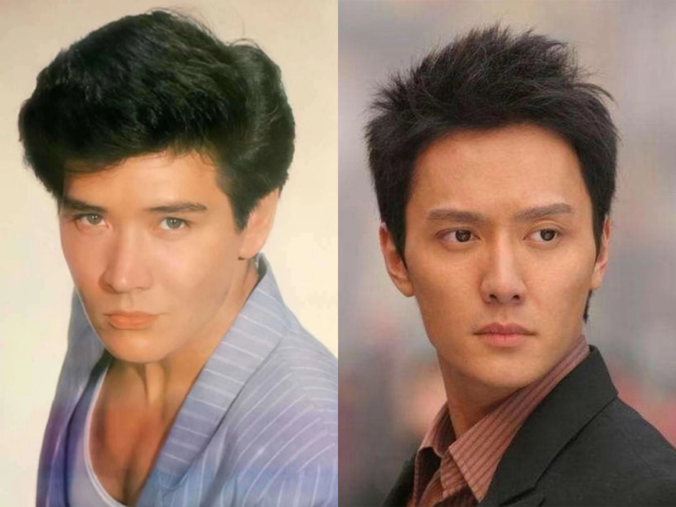 44岁冯绍峰同框62岁费翔,相差18岁像互换了年龄,一个油腻一个儒雅