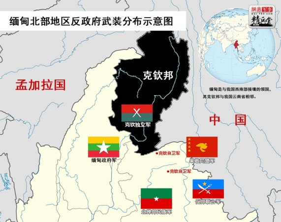 缅甸政府军地图图片