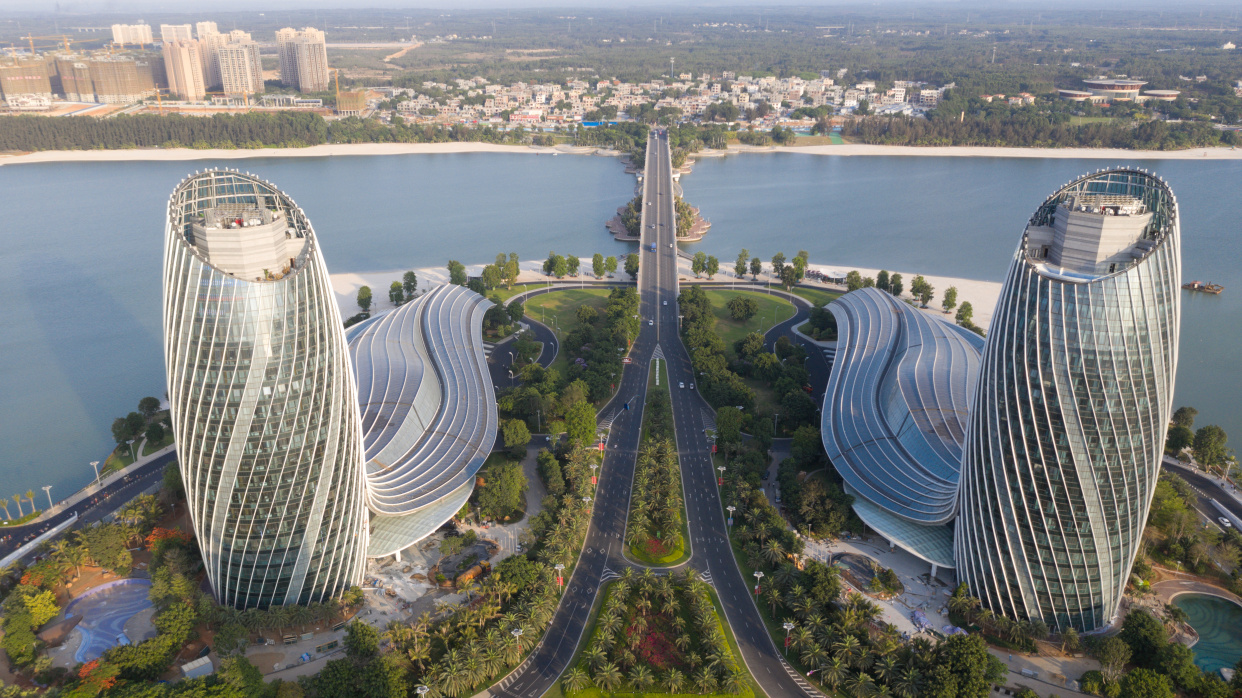 大疆御2航拍下的海花岛