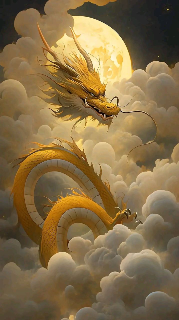 壁纸# #龙图腾# 龙腾四海