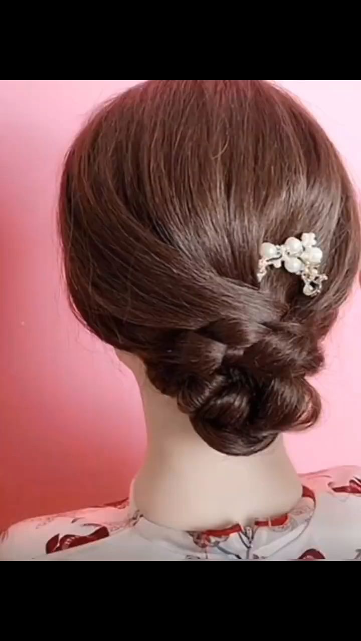 教婆婆妈妈们这样盘头发~简单又好看吆!-度小视