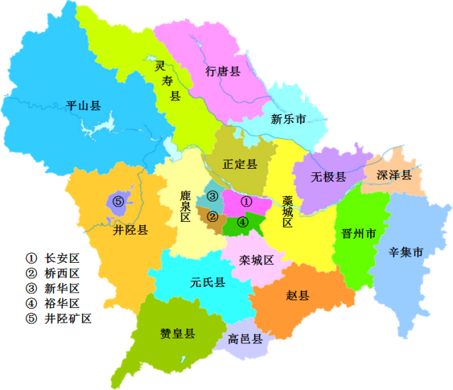 2021年石家莊22個區縣gdp:橋西區第1,晉州市第12,深澤縣第20