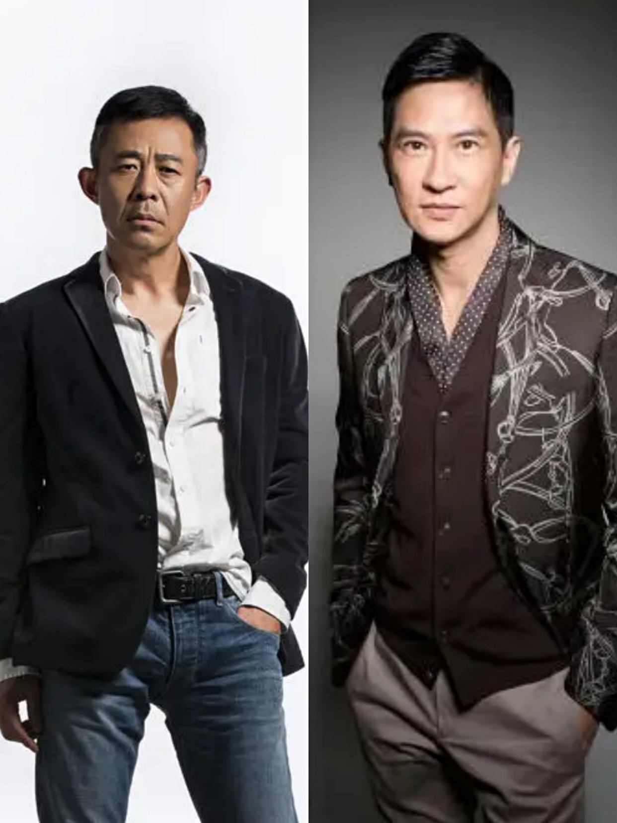 岁月催人老,十二位50岁以上的男明星看看差别有多大!