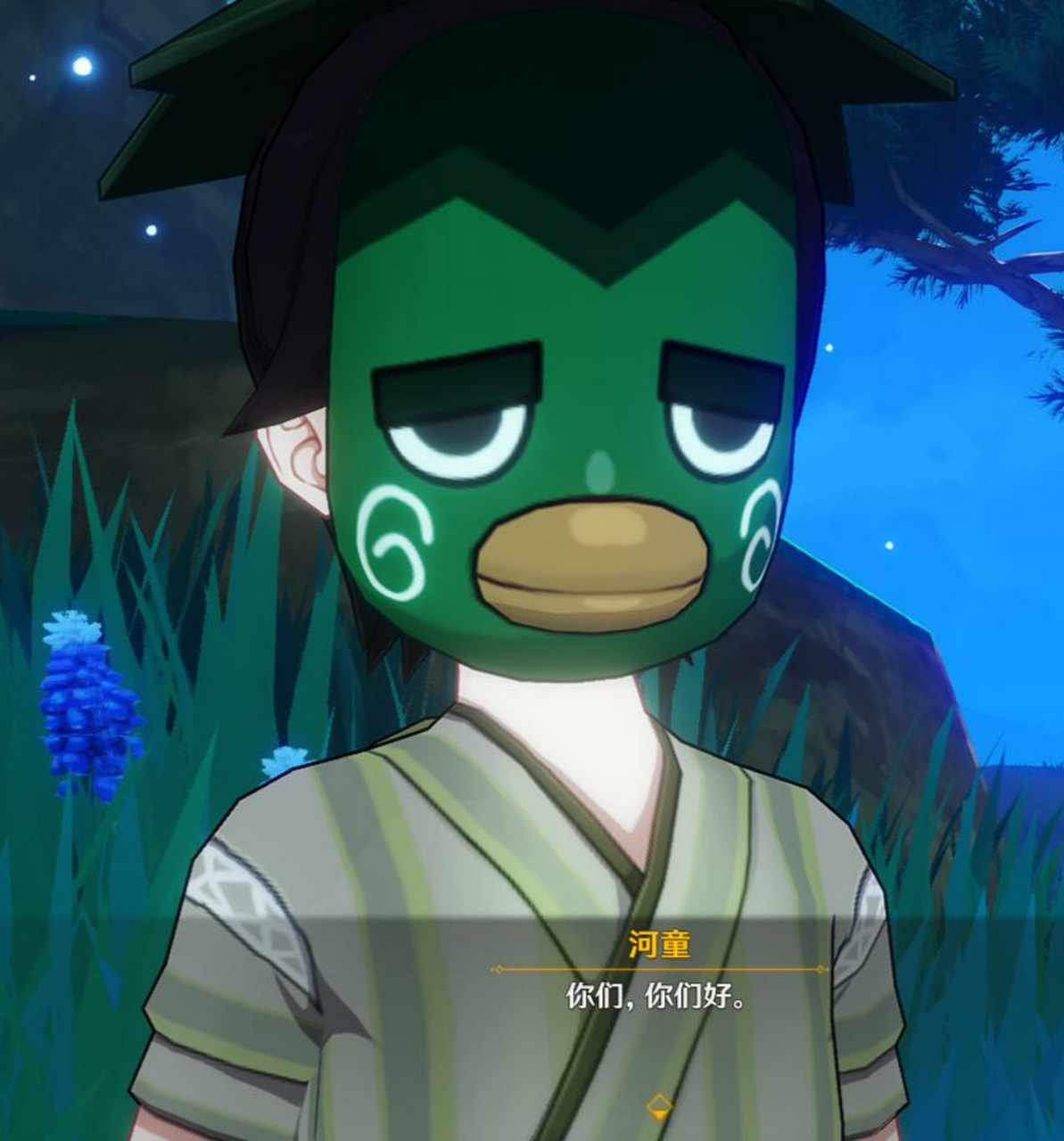 你确定,这个苦瓜脸河童不是来搞笑的!#游戏# #原神# #二次元