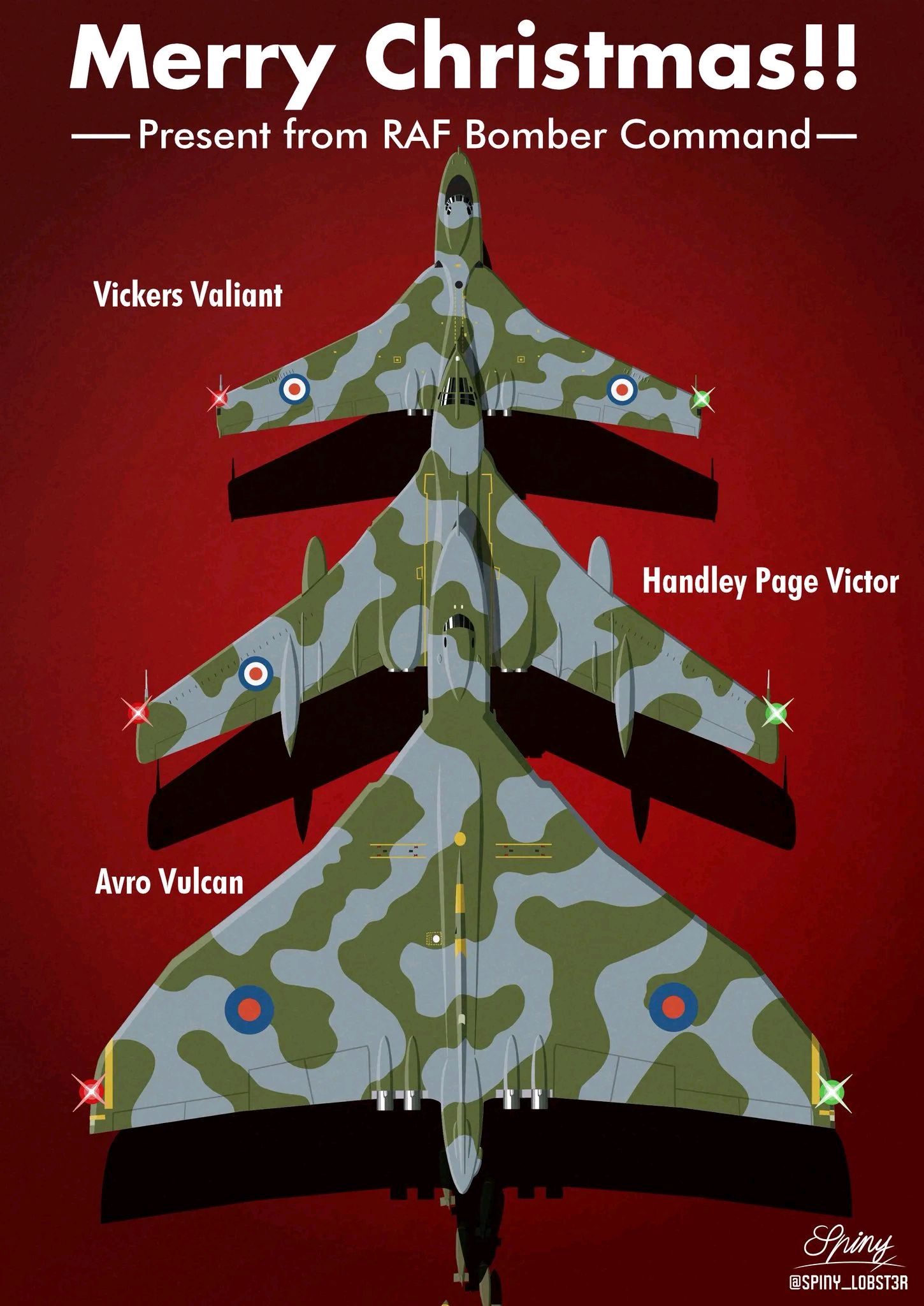 插画师spiny笔下的航空器