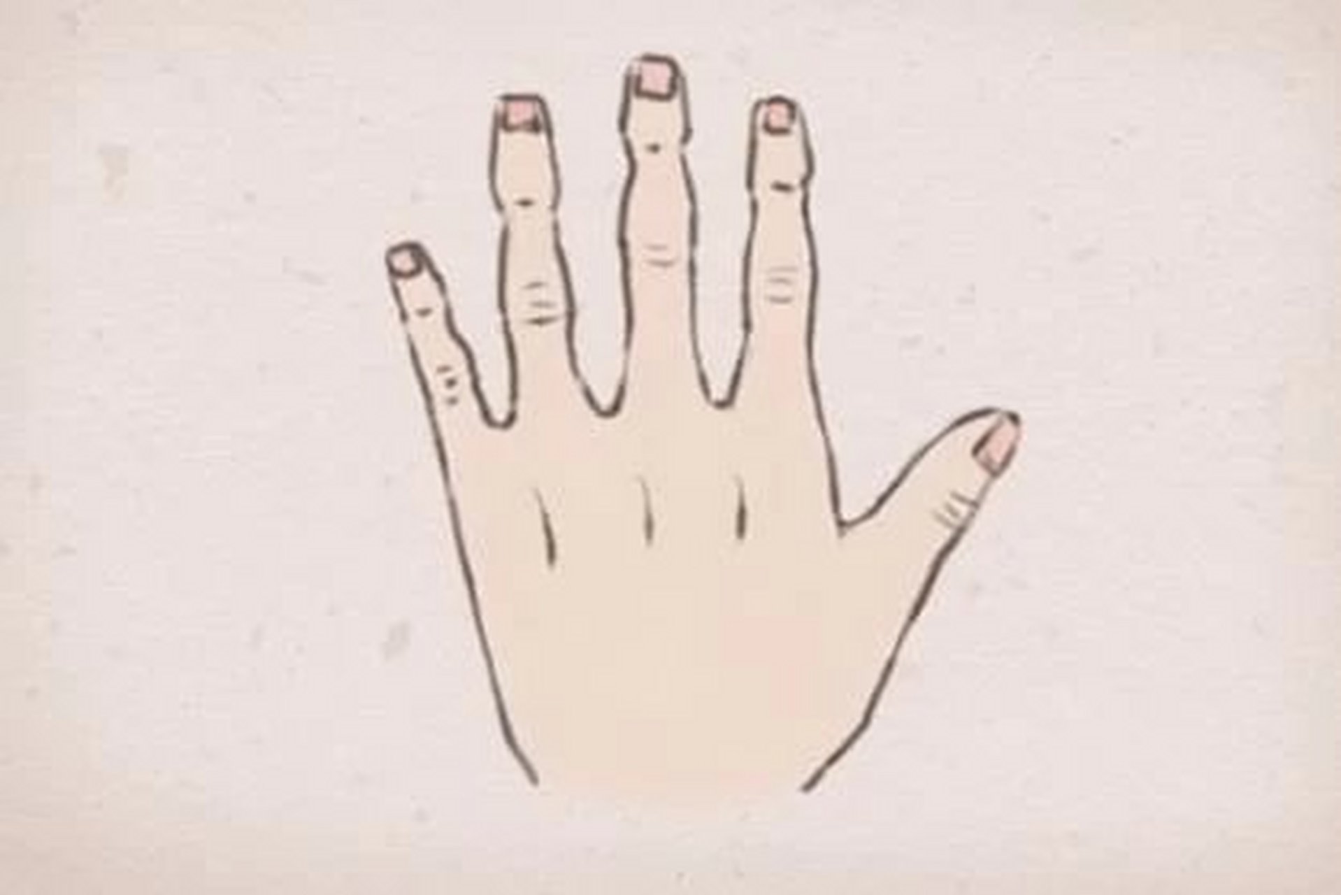 大富大贵的手指相 1 中指较长的女人.