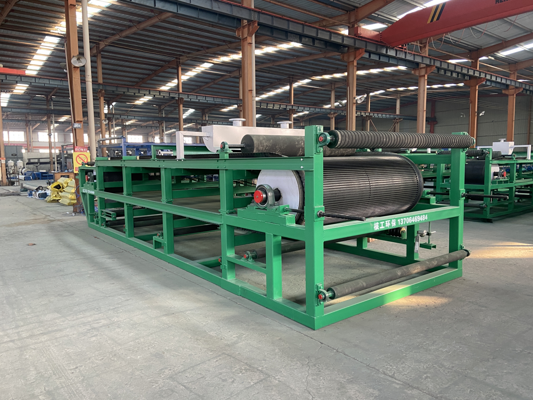 山东核工带式真空过滤机,皮带脱水机