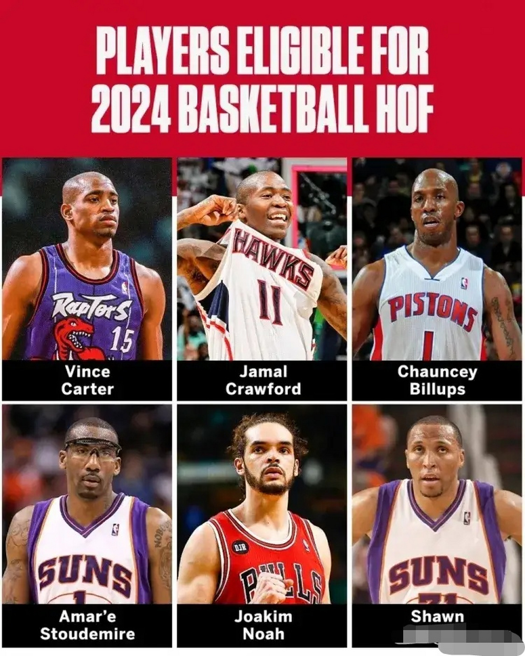 2024年篮球名人堂候选人公布了,这届名人堂的成色非常低,荣誉少得可怜