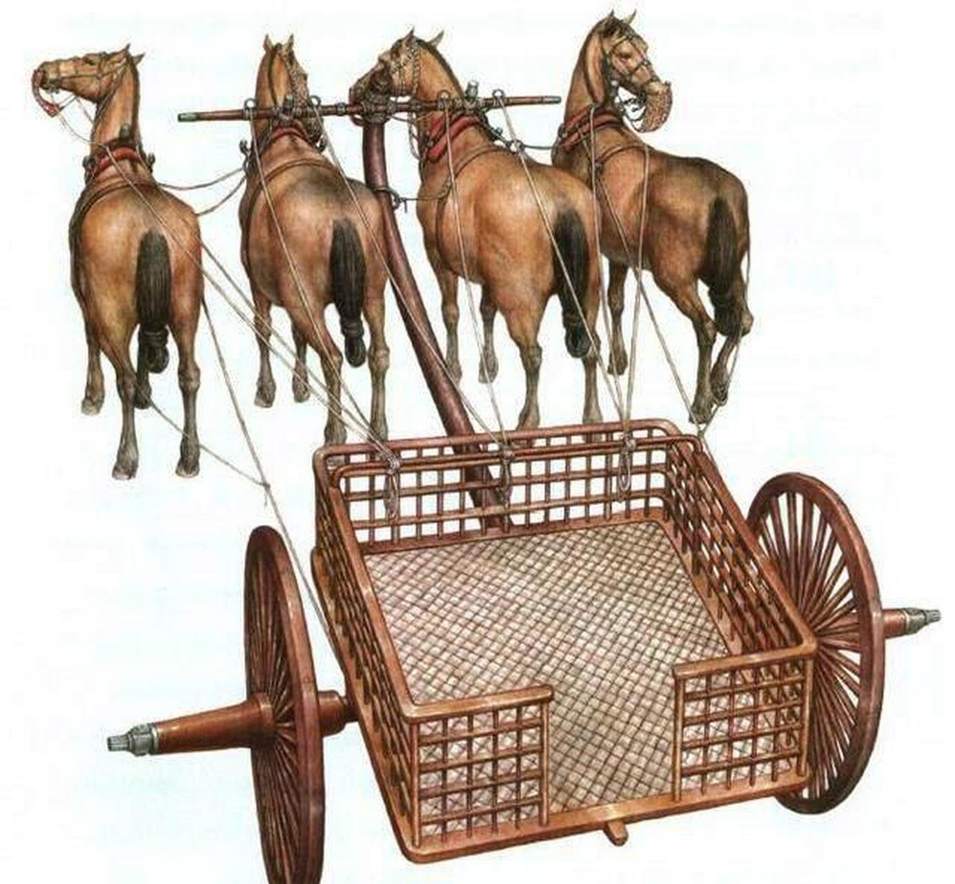 车轭就是车辕前端用以扼牛马之颈的器具.