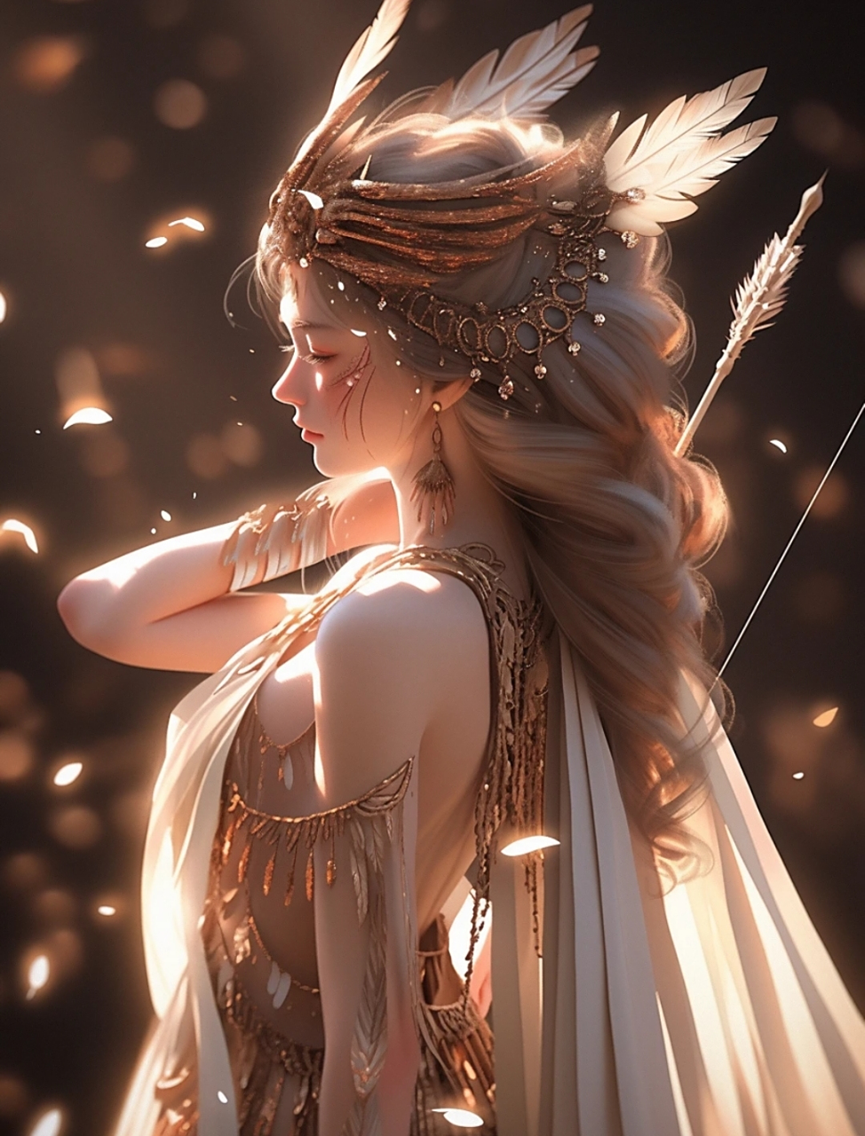 狩猎女神阿尔忒弥斯来啦#ai绘画