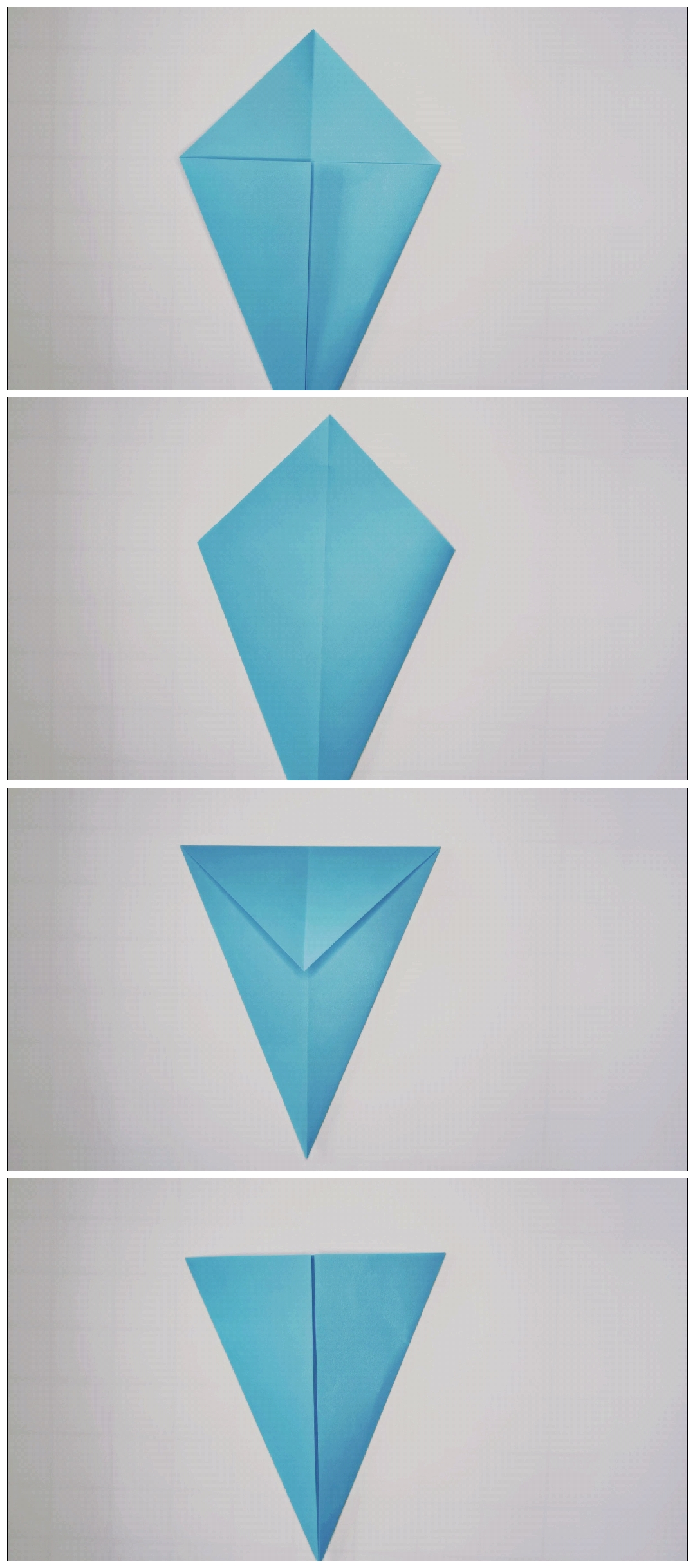 「折纸」一起来折一个可以站立的小鸟吧