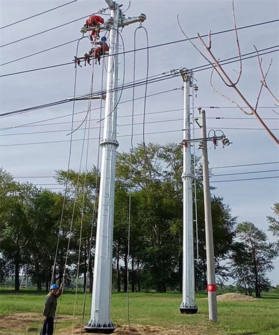 35kv电力钢杆厂家,电力钢杆,钢管杆,电力钢管杆 35kv电力钢杆厂家