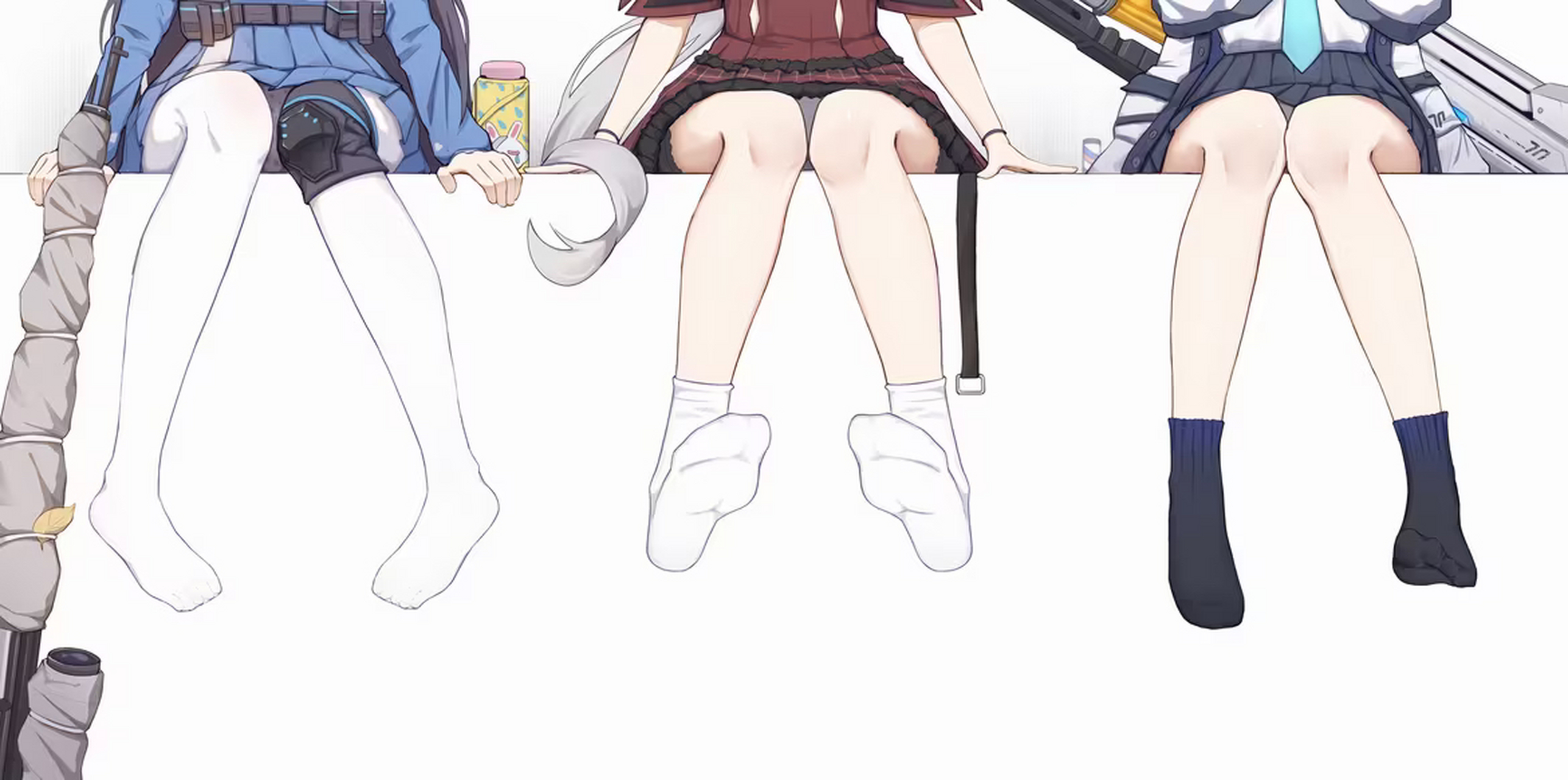 凭脚识人,你能认出是那三个角色吗? (pixiv:橘子)