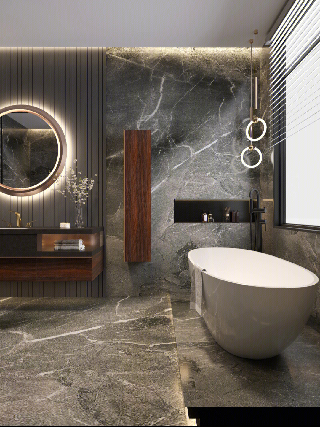 别墅浴室空间的高级感怎么打造?