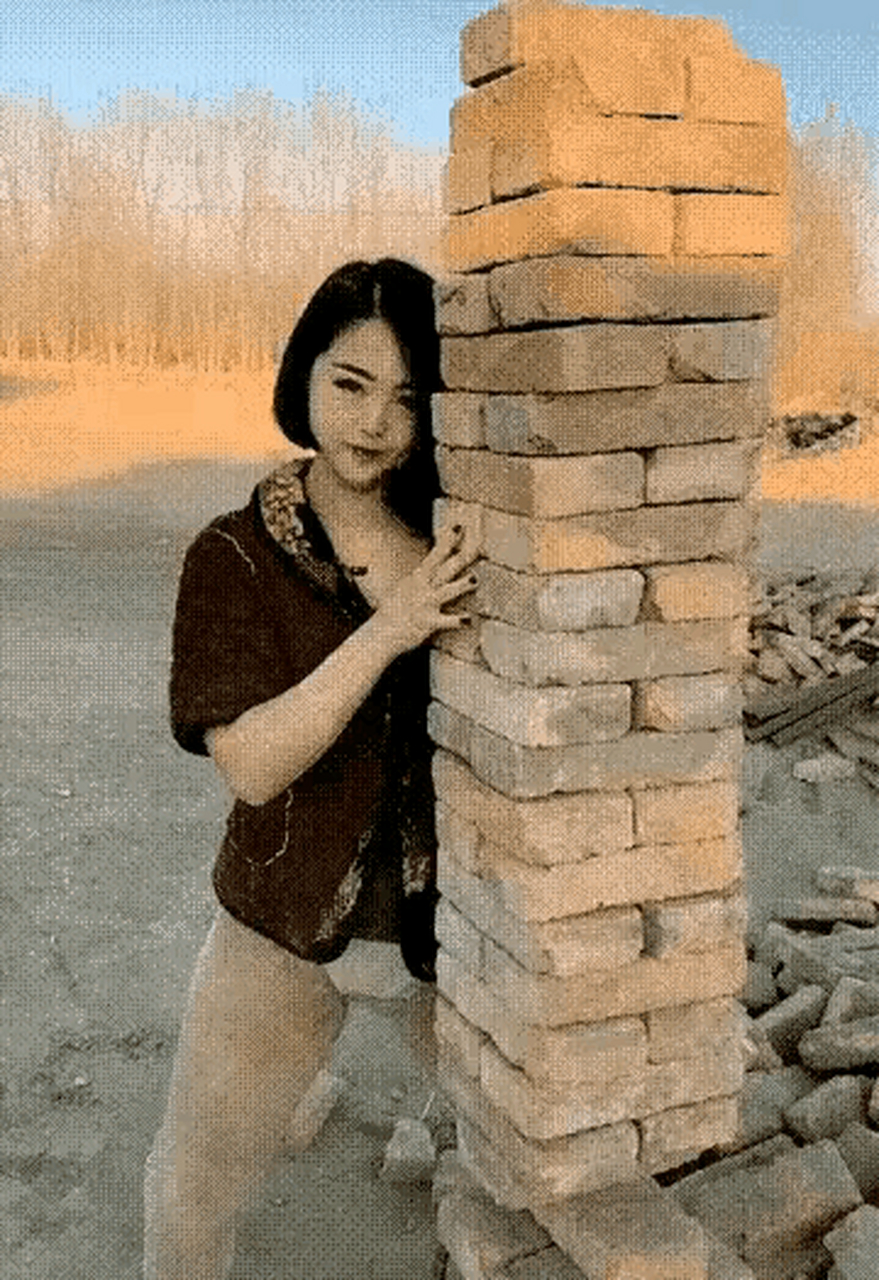 大力士美女[左捂脸]